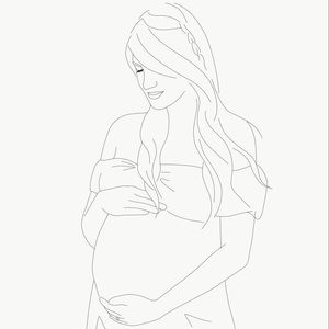 Custom Maternity Portrait